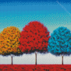 Colorful Trees Diamond Painting