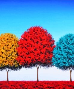 Colorful Trees Diamond Painting