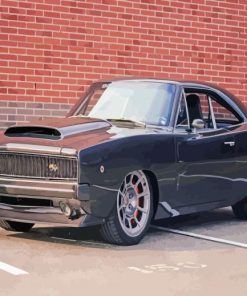 Cool 1968 Dodge Charger Diamond Painting