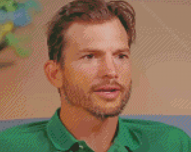 Cool Ashton Kutcher Diamond Painting