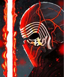 Cool Kylo Ren Helmet Diamond Painting