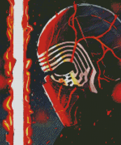 Cool Kylo Ren Helmet Diamond Painting