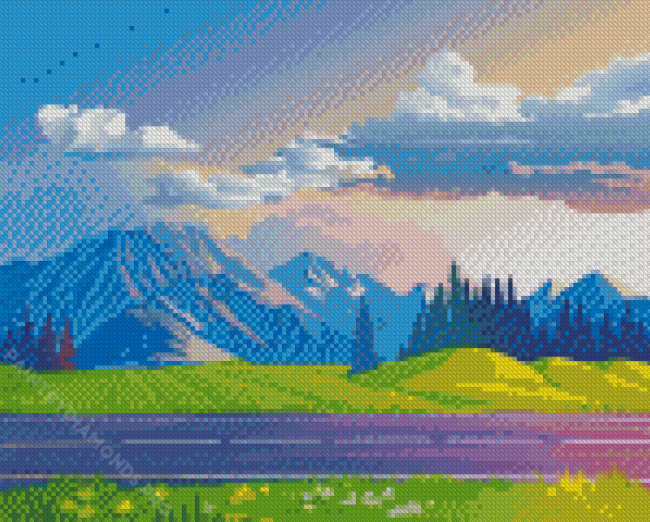 Cool Patagonia Diamond Painting