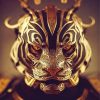 Cool Warrior Tiger Diamond Painting