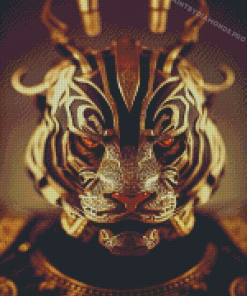 Cool Warrior Tiger Diamond Painting