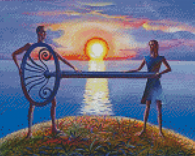 Couple By Kush Diamond Painting