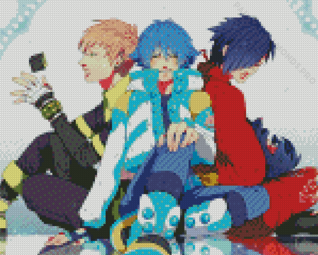 Dramatical Murder Anime Character Diamond Painting