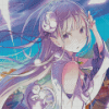 Emilia Re Zero Anime Diamond Painting