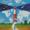 Fantastic Lighthouse By Olbinski Diamond Painting