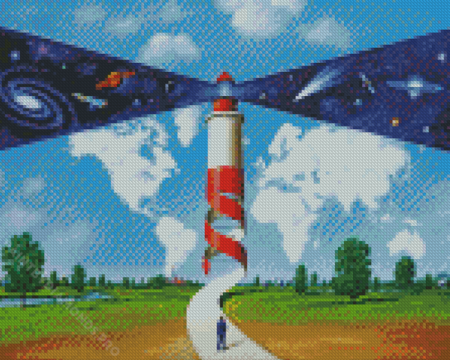 Fantastic Lighthouse By Olbinski Diamond Painting