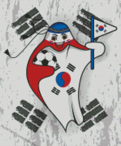 Fifa Mascot South Korea Diamond Painting