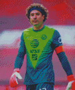 Footballer Guillermo Ochoa Diamond Painting