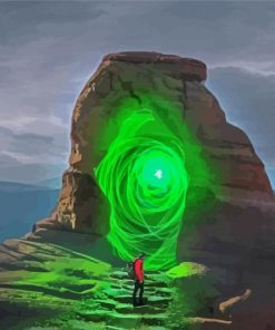 Green Portal Diamond Painting