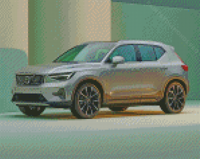 Grey Volvo Xc40 Diamond Painting