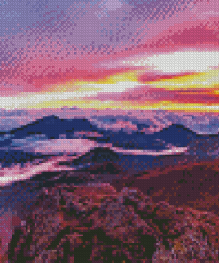 Haleakala National Park At Sunset Diamond Painting