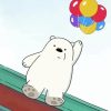 Ice Bear And Balloons Diamond Painting