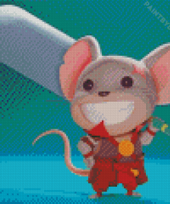 Ling warrior Mice Diamond Painting