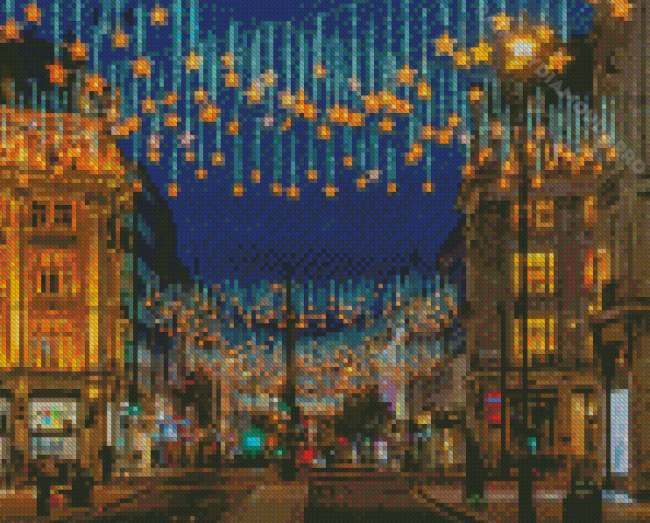 London Christmas Diamond Painting