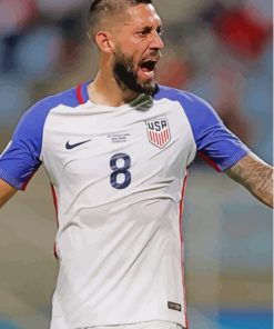 Mad Clint Dempsey Football Player Diamond Painting