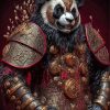 Mad Panda Bear Warrior Diamond Painting