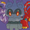 Marshadow With Pokemon Characters Diamond Painting