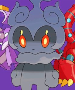 Marshadow With Pokemon Characters Diamond Painting