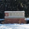 Michigan State University In Snow Diamond Painting