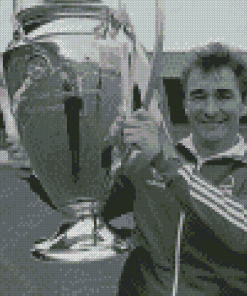 Monochrome Brian Clough Diamond Painting