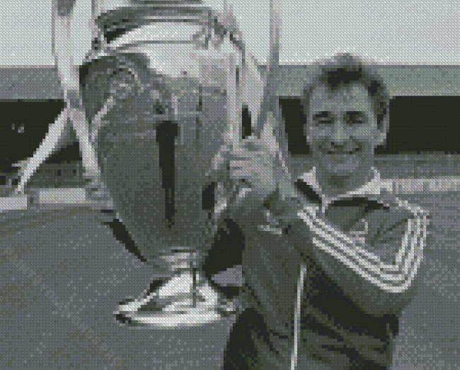 Monochrome Brian Clough Diamond Painting