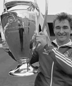 Monochrome Brian Clough Diamond Painting