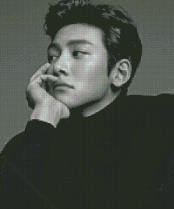 Monochrome Ji Chang Wook Diamond Painting