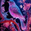 Neon Bird Diamond Painting