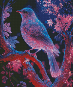 Neon Bird Diamond Painting