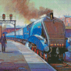 Old Mallard Train Station Diamond Painting