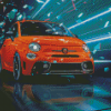 Orange Abarth Diamond Painting