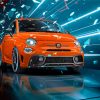 Orange Abarth Diamond Painting