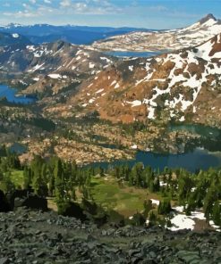 Pacific Crest Trail Nature Scene Diamond Painting