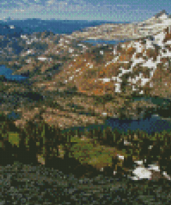 Pacific Crest Trail Nature Scene Diamond Painting