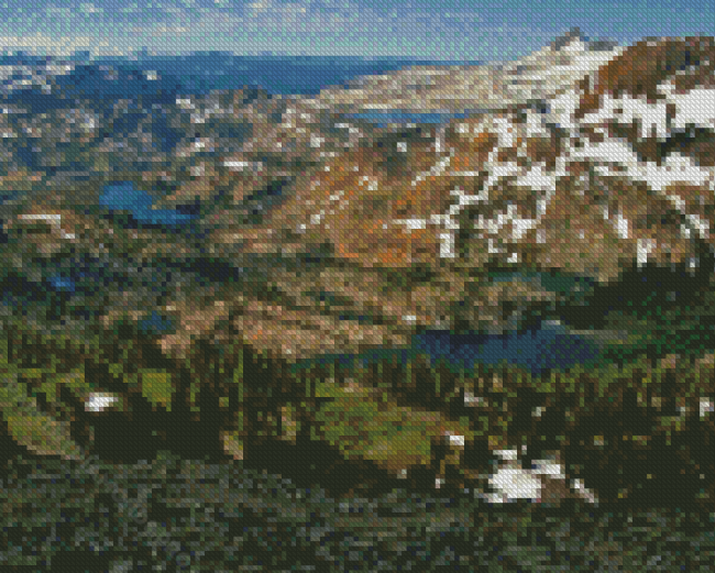 Pacific Crest Trail Nature Scene Diamond Painting