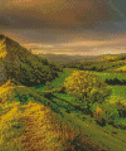 Peak District Landscape Diamond Painting