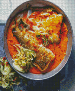 Peri Peri sauce With Hake Diamond Painting