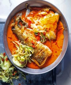 Peri Peri sauce With Hake Diamond Painting