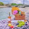 Picnic In Paris France Diamond Painting