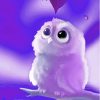 Purple Owl Diamond Painting