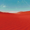 Red Desert Landscape Diamond Painting