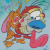 Ren And Stimpy Cartoon Diamond Painting