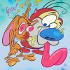 Ren And Stimpy Cartoon Diamond Painting