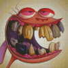 Ren And Stimpy Character Smiling Diamond Painting