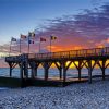 Sainte Adresse Beach Pier Diamond Painting