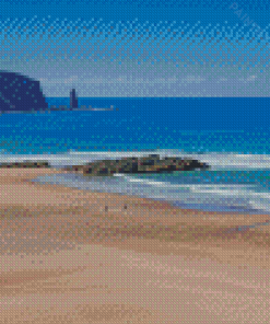 Sandwood Bay British Beach Diamond Painting